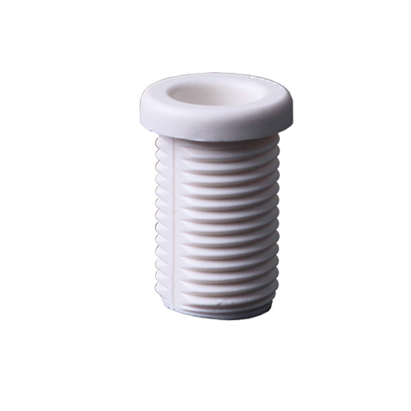 Steab trompetnippel nylon M10x1 15mm wit