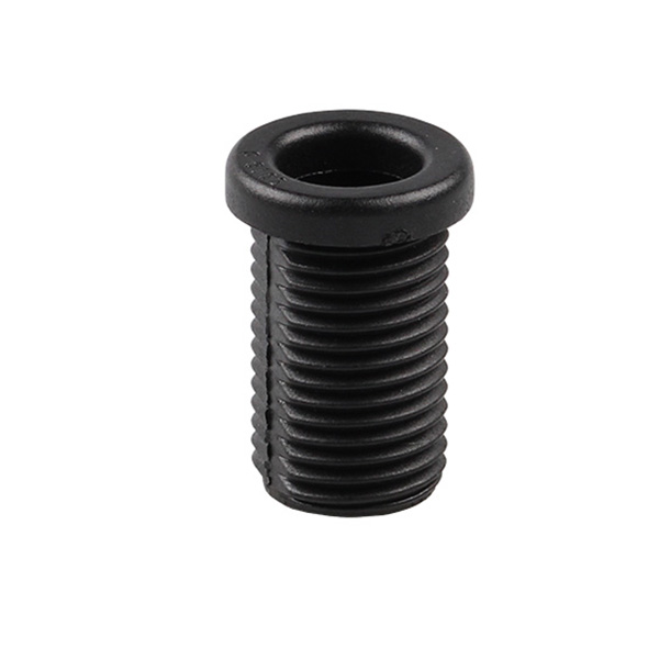 Steab trompetnippel nylon M10x1 15mm zwart