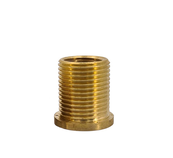 Verloop trompetnippel M13x1 M10x1 buiten/binnen 15x12mm messing