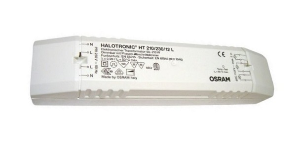 Osram HT210/230/12L elektronische halogeen transformator 12V 50-210W dimbaar