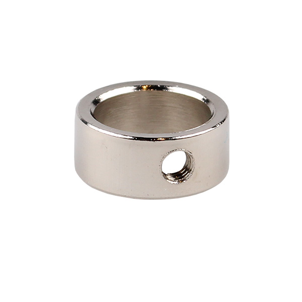Stelring 10,5mm gat 14x6mm zonder M3 schroef vernikkeld