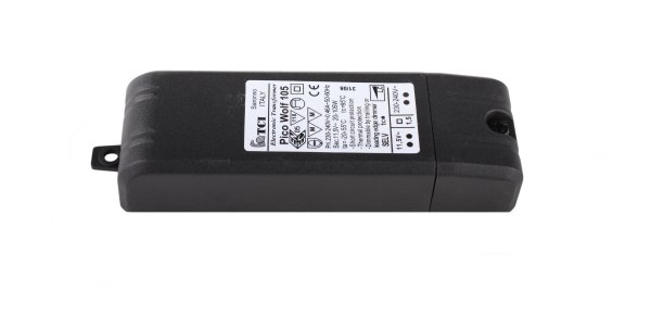 TCI 119659 Pico Wolf 105 elektronische halogeen transformator 12V 20-105W zwart