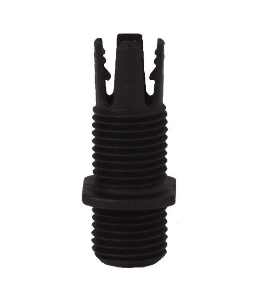 Vossloh Schwabe 506020 trekontlasting M10x1 uitwendige schroefdraad, schroefdraadlengte 8mm zwart 
basis zonder schroefkap 29104180
geschikt voor stofkabel 2x0,75mm2