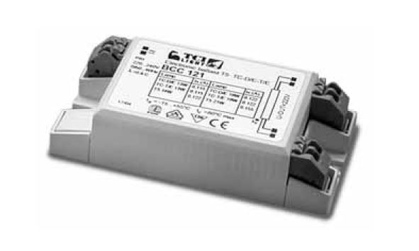 TCI 137945H13 BCC113 EVSA elektronisch voorschakelapparaat voor T2 1x6W, 1x8W, 1x11W en 1x13W inbouwmodel