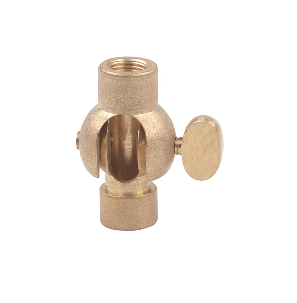 FL kniegewricht M10x1 bi/bi 25mm kogel vleugelschroef nikkel