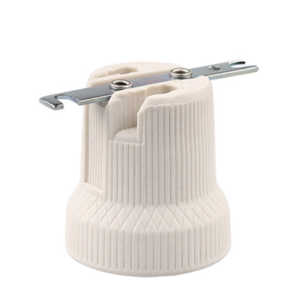 Arditi lamphouder E27 porselein met platte strip