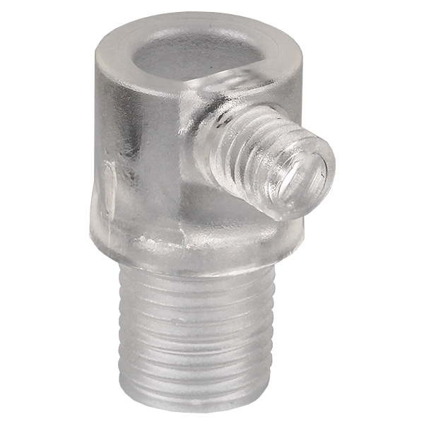 Trekontlasting M10x1 uitwendige schroefdraad, schroefdraadlengte 10mm met zijschroef transparant
geschikt voor stofkabel 2x0,75mm2