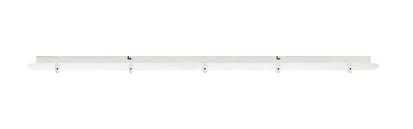 SLV 1001821 Fitu vijfvoudige plafondplaat langwerpig met trekontlastingen wit