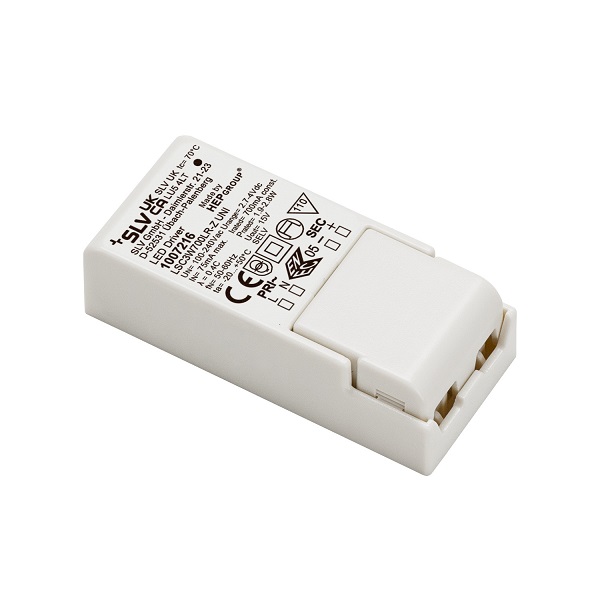 SLV 1007216 LEDdriver 700mA 3W niet dimbaar opbouw met trekontlasting
