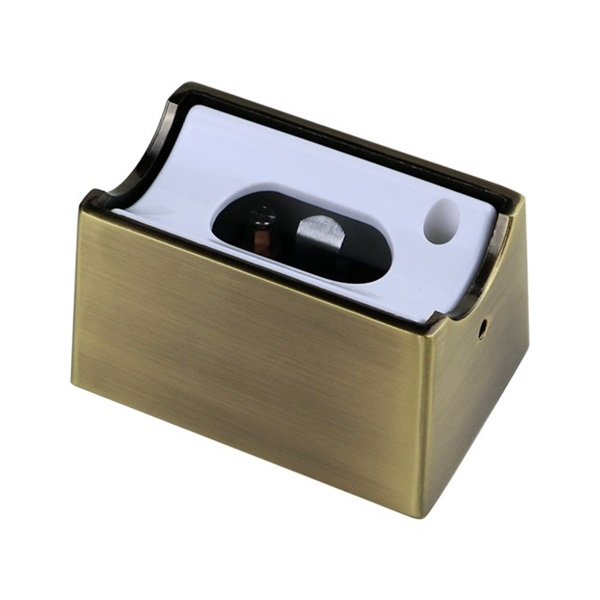 SPL lamphouder S14d voor Philinea lamp met 1 lampvoet metaal messing geborsteld