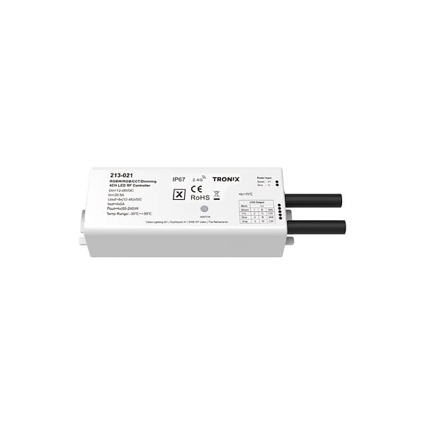 Tronix 213-021 RF controller SC/TW/RGB(W) 12-48V IP67
