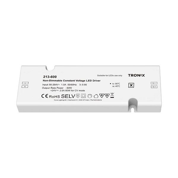 Tronix 213-600 Easy Connect voeding 24V 60W