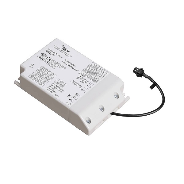 SLV 1004071 Numinos XL LEDdriver 700mA, 800mA, 900mA, 1050mA, 1200mA, 1300mA en 1400mA 4,2-50W Dali dimbaar