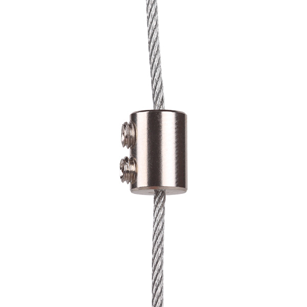 FL messing schroefnippel Ø8x11mm 2xM4 inbus staaldr 1,0 - 1,5mm nikkel