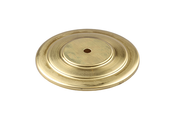 Firstlight afdekplaat getrapt messing onbehandeld rond 200mm