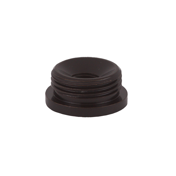 FL plafondplaat M14x1 uitwendig flens 16mm inw zwart