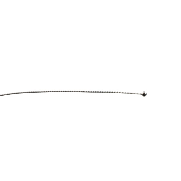 Firstlight staaldraad 1,5mm 7x7 nylon coating helder bol 5mm 3,0m