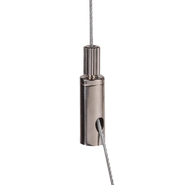 FL verstelbus nikkel M4 inwendig borging voor staaldraad 1,2-1,5mm