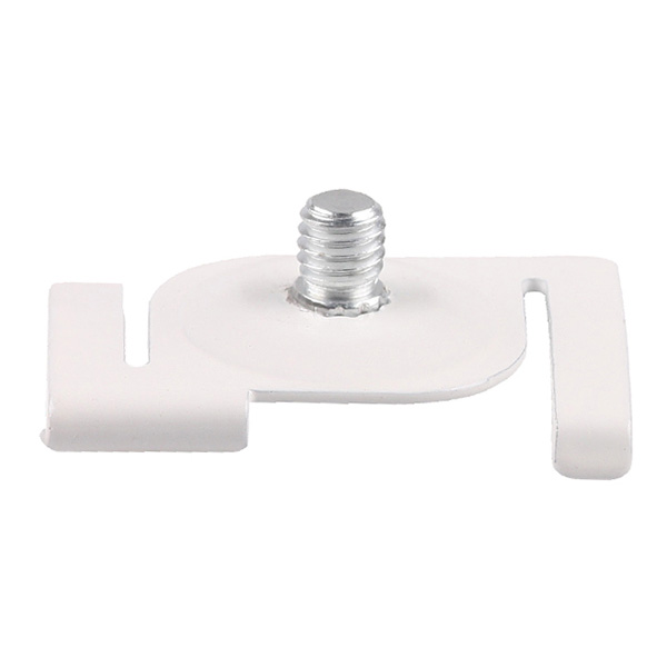 Firstlight clip voor systeemplafond 24mm met M6 draadeind wit
