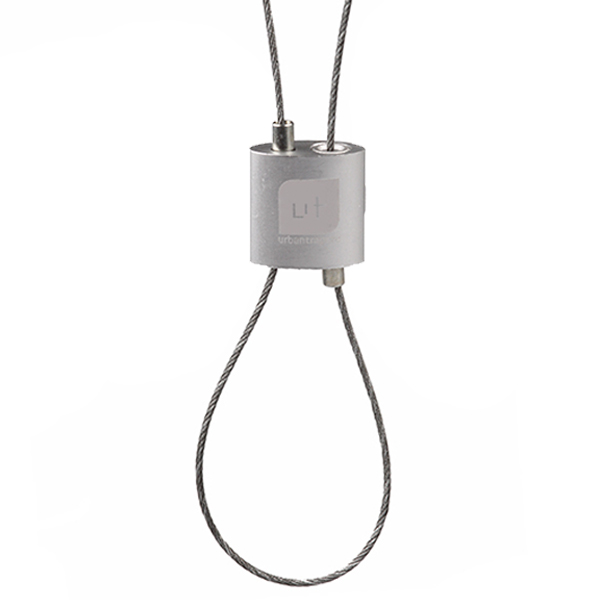 FL Urban Trapeze verstelbus zilvergrijs staaldraad 2,5mm
