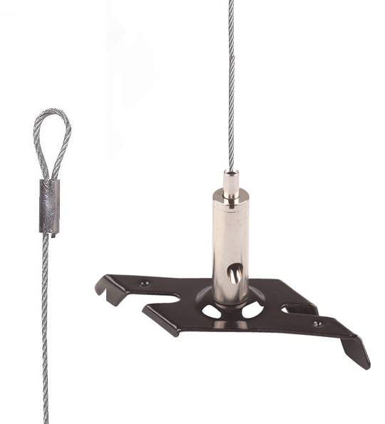 FL set TC 400NG zwart/nikkel voor Nordic Global 3f 1,2mm lus 5,0m