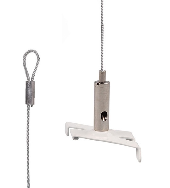FL set TC 400NG wit/nikkel voor Nordic Global 3f 1,2mm lus 1,5m