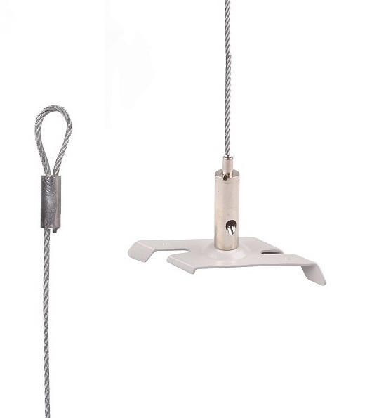FL set TC 400NG grijs/nikkel voor Nordic Global 3f 1,2mm lus 2,0m