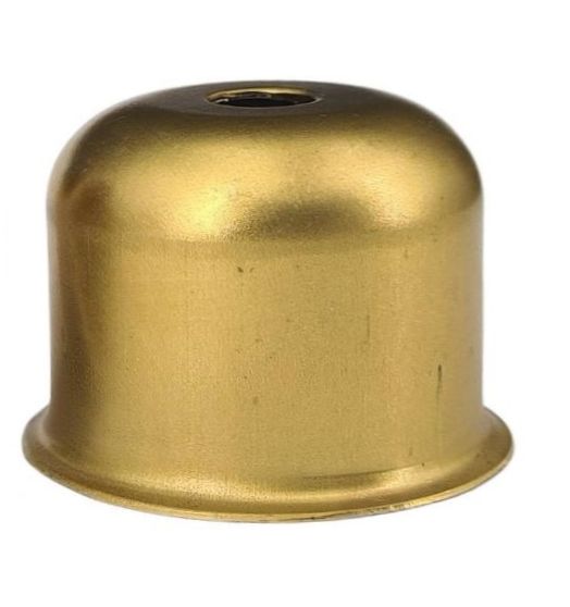 Kap voor E27 lamphouder metaal 48x35mm Emma top messinglook