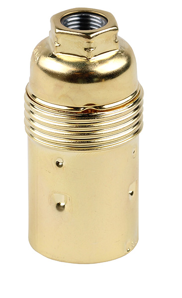 Arditi lamphouder E14 M10x1 glad en aarde messingkleur