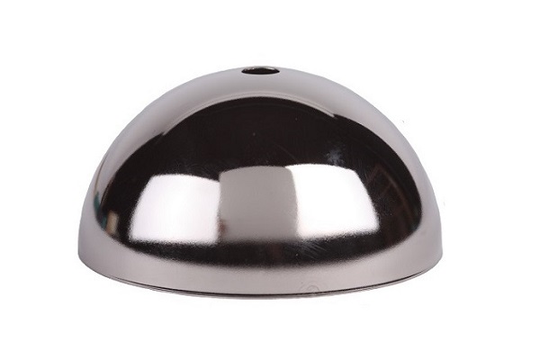 Plafondkap metaal 100x50mm chroom
