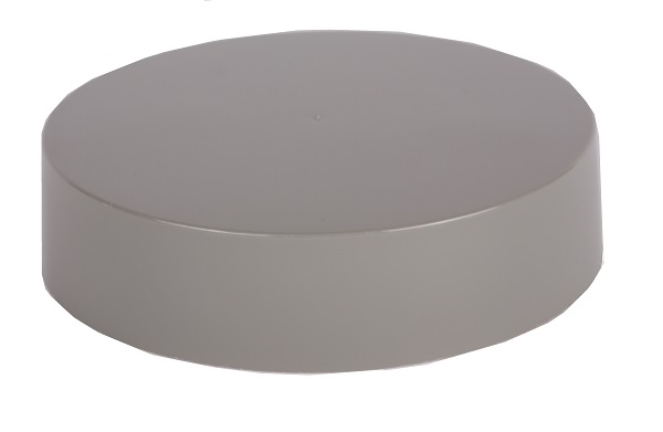Zipdesign plafondkap kunststof middel taupe voor 1 tot 7 snoeren