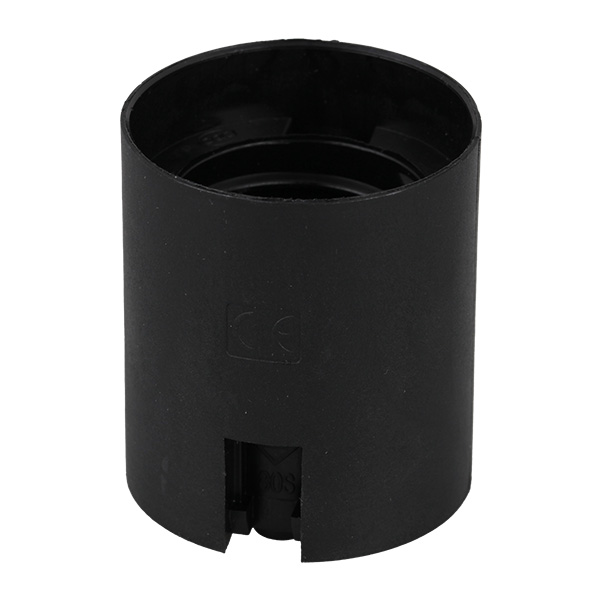Arditi 019485 eendelige lamphouder E27 T180°C snelmontage glad zwart