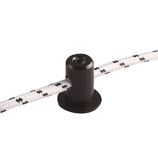 Aluminium steun voor stofkabel zwart