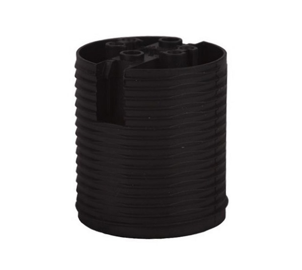 Arditi 019492 eendelige lamphouder E27 T180°C snelmontage buitendraad zwart
