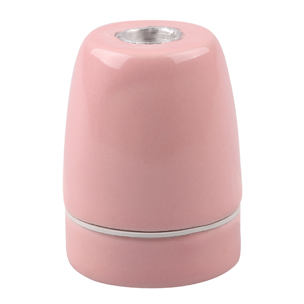Firstlight lamphouder E27 M10x1 porselein roze met rubber ring
