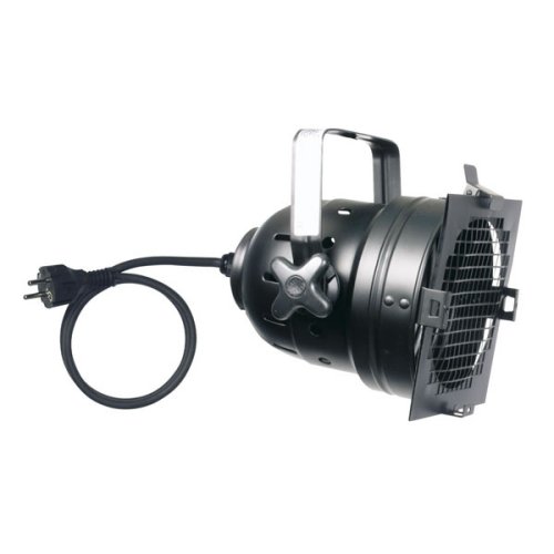 Showtec PAR56 kort zwart 300W met silicone kabel en stekker geen parsafe