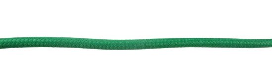 Stofkabel 2x0,75mm2 per meter groen