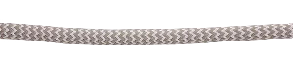 Firstlight stofkabel 3x0,75mm2 zigzag per meter wit lichtgrijs