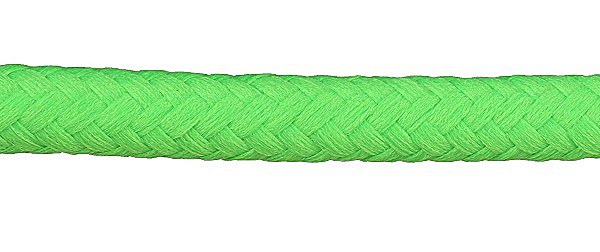 Stofkabel 2x0,75mm2 per meter fluoriserend groen