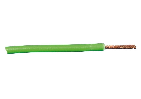 VD-S soepel montagesnoer H07V-K 6,0mm2 groen /100m