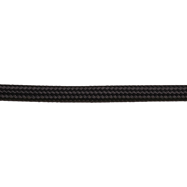 Firstlight stofkabel 2x0,35mm2 voor LED max. 50V glanzend per meter zwart