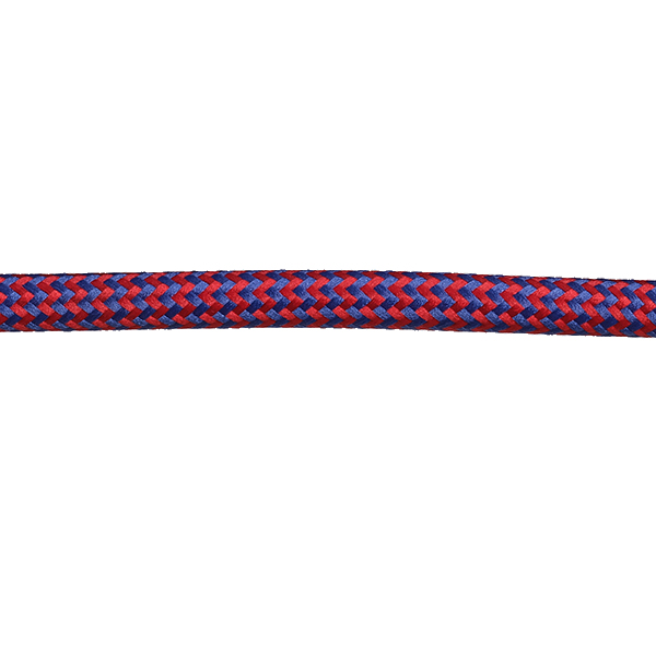 FL stofkabel 2x0,75mm2 mat zigzag per meter rood blauw