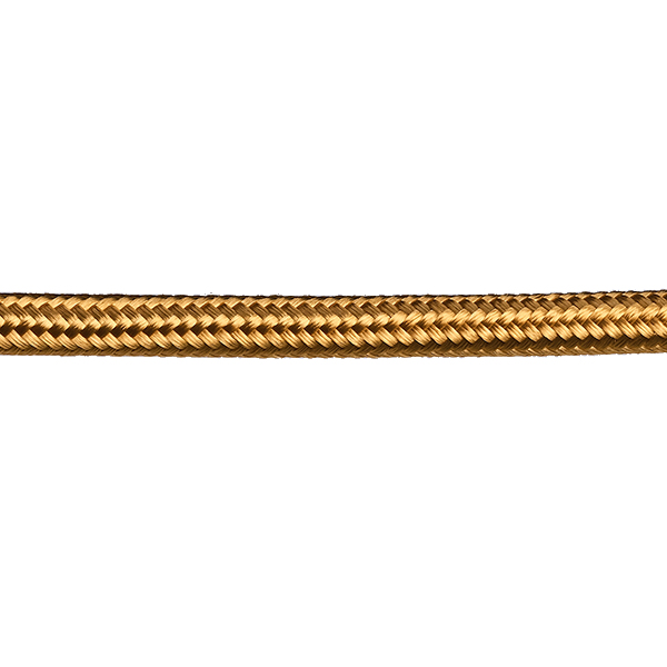 FL stofkabel 2x0,75mm2 per meter goud