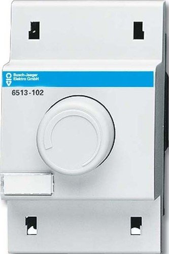 Busch&Jaeger dimmer 2-100W LED 6512-0-0339 opbouw voor DIN rail montage