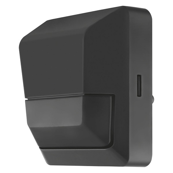 Osram Sensor PIR wall detectiehoek 180° detectiebereik 12m, 1-1000lux, 2 sec - 15 min opbouw IP55 zwart