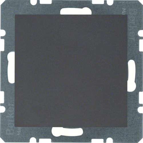 Berker S.1, B.1, B.3 blindplaat inzetplaat antractiet RAL7021 mat