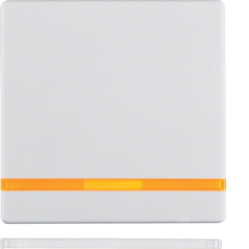 Berker Q.1, Q.3, Q.7, wip wissel met lens polarwit RAL9010 zijdeglans