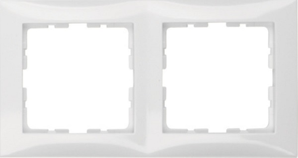 Berker S.1 afdekraam 2 voudig polarwit RAL9010 glanzend
 
