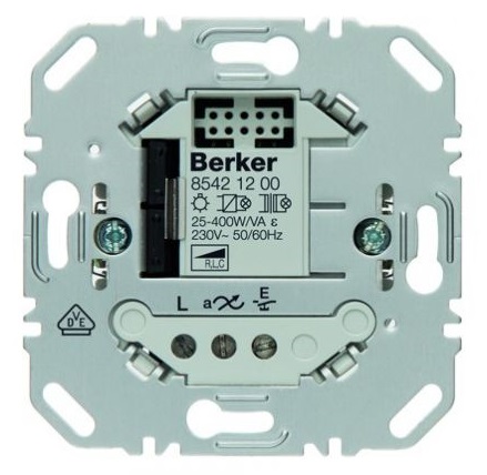 Stadscentrum rook in de tussentijd Berker dimmer KNX Funk impuls 5-70W LED, 20-400W voor gloeilamp, haloge