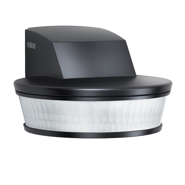 Steinel SensiQ Evo 034979 detectiehoek 300°, openingshoek 180° , 20m reikwijdte, opbouw PIR bewegingsmelder 2000W zwart IP54